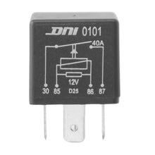 Relé aux 12V 40A, 4 term. invertidos
