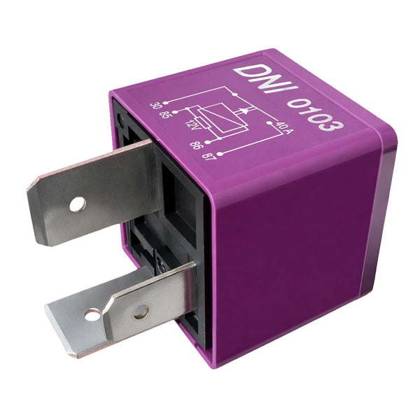 Relé 12V 40A, 4 term. con resistencia GM/VW