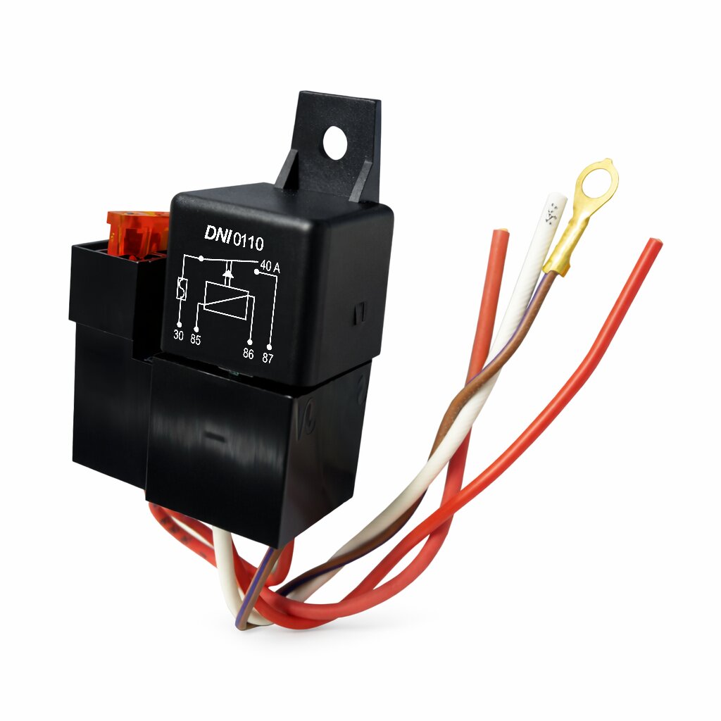 Relé universal STD c/soquete, fusible y soporte