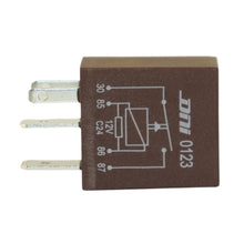 Relé mini 12V 30A, 4 term.