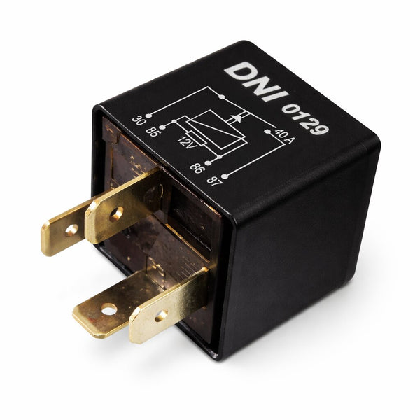 Relé aux universal 12V 40A, 4 term.