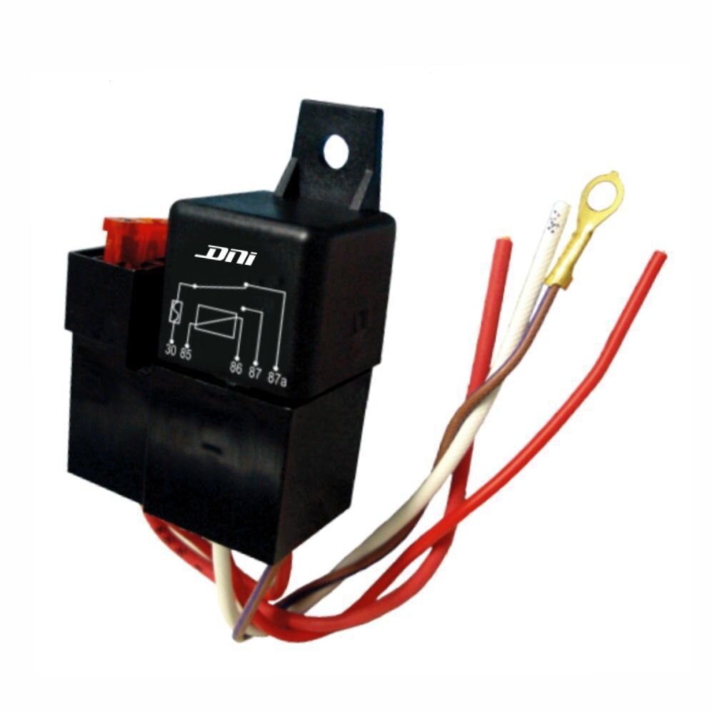 Relé universal reversor c/soquete, fusible y soporte