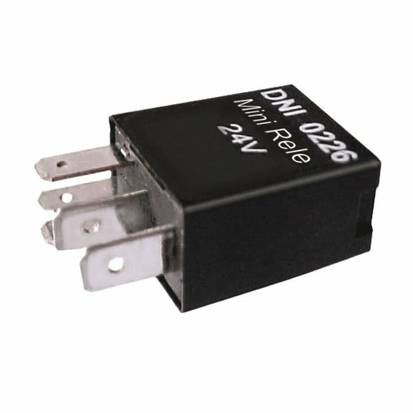 Mini relé aux reversor 40/30A 24V, 5 term.