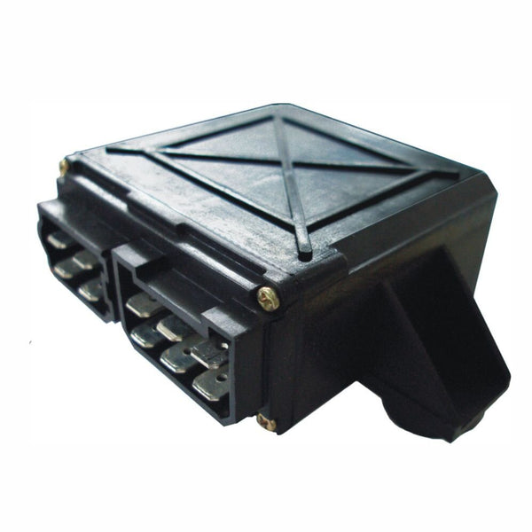 Relé intermitente 12V, 10 term. con soporte