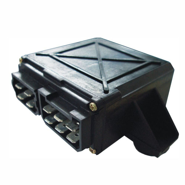 Relé intermitente 24V, 10 term. con soporte