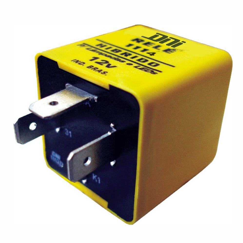 Relé intermitente 12V 120W híbrido, 3 term.