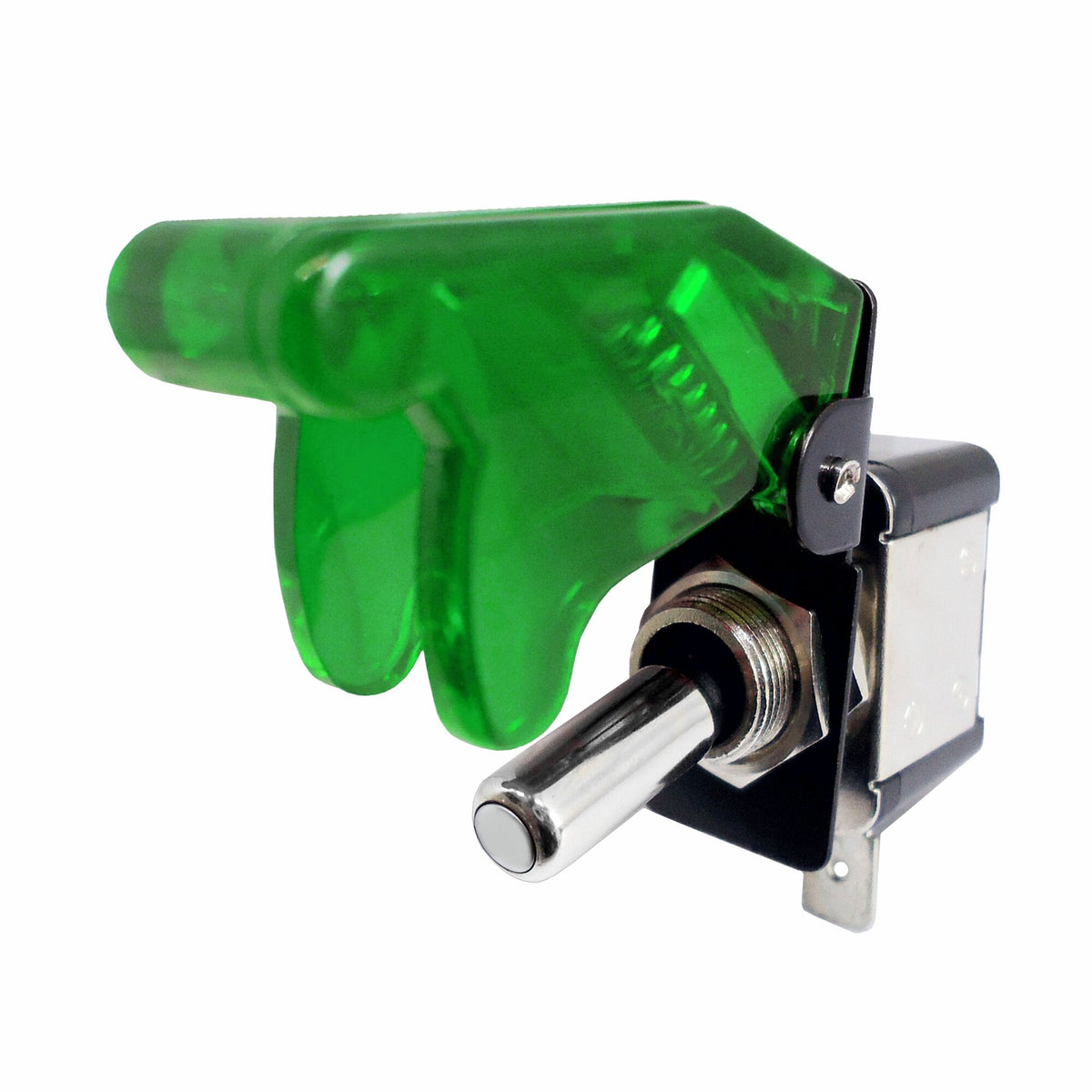 Interruptor 2 posiciones 400W capucha LED verde