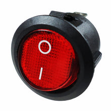 Interruptor universal 2 posiciones, 3 term. LED rojo
