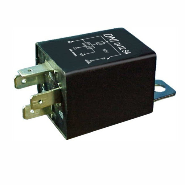 Relé intermitente alta potencia 12V, 4 term.