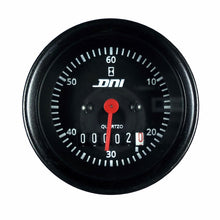 Horómetro aro negro/fondo negro 52mm