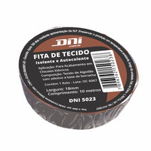 Cinta aislante de tela 19mm (10m)