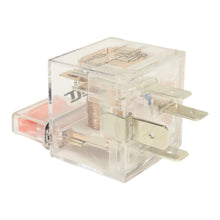 Relé aux inversor acrílico c/LED y fusible 40/30A 12V, 4 term.