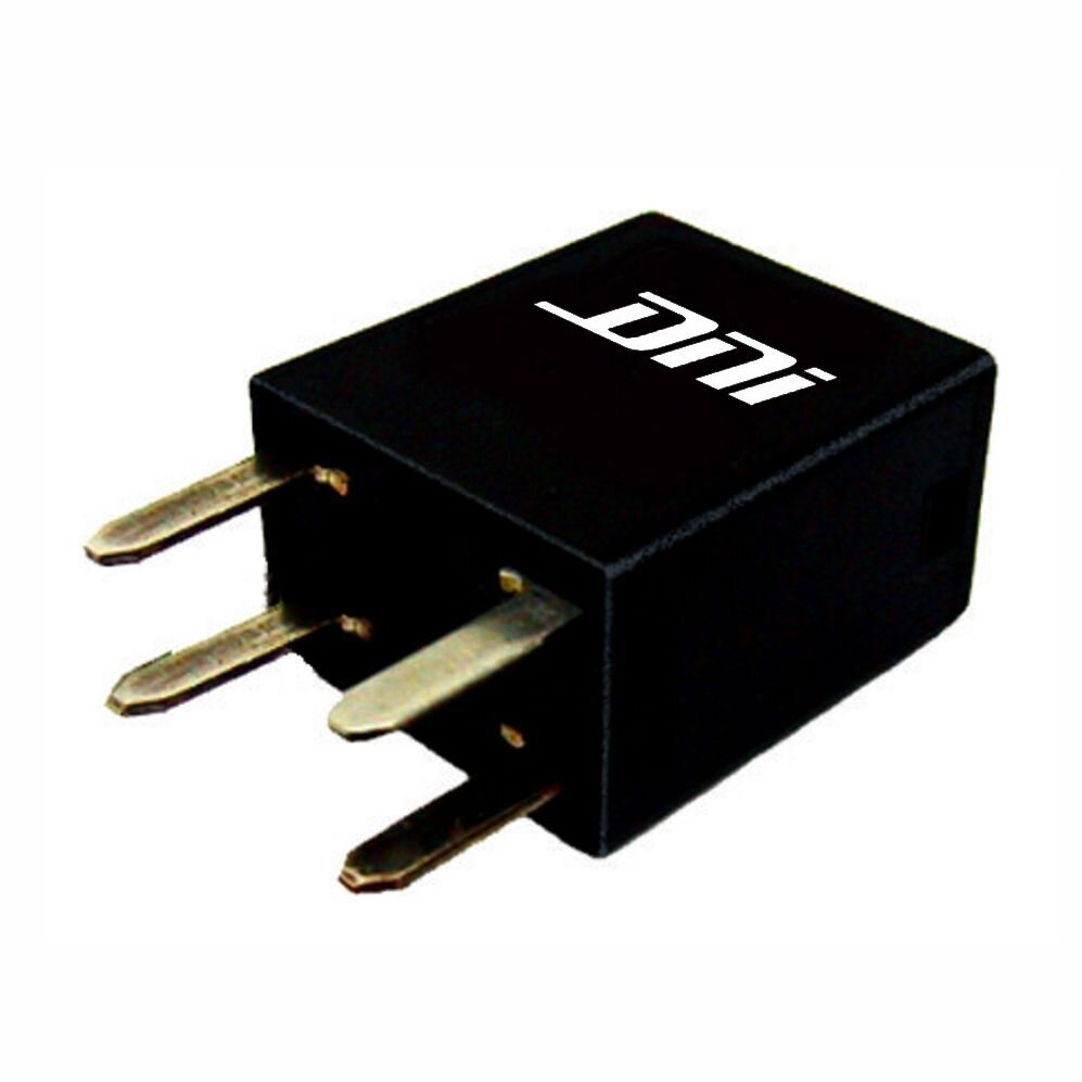 Relé mini 12V 40A, 4 term. tipo aguja