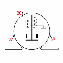 Relé solenoide de partida uso continuo 24V, 3 term.