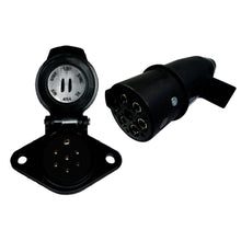 Enganche carro 7 polos goma, completa