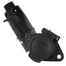 Enganche carro 7 polos goma, completa