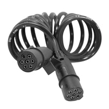 Cable espiral eléctrico 4,5m con enchufe 7 polos