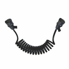 Cable espiral eléctrico 6,5m con enchufe 7 polos