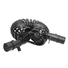 Cable espiral eléctrico 6,5m con enchufe 7 polos